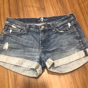 Jean shorts
